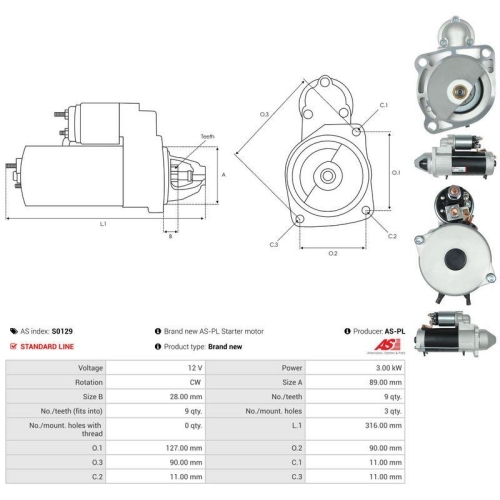 AS-PL Starter AS S0129