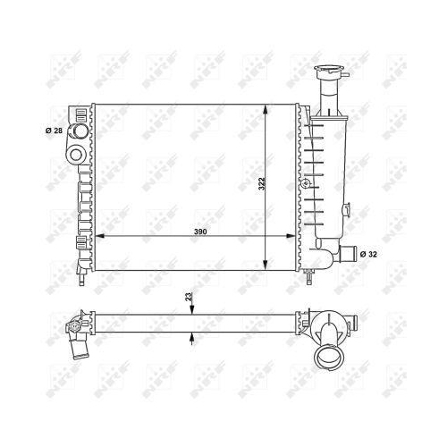 NRF K&uuml;hler, Motork&uuml;hlung 58814