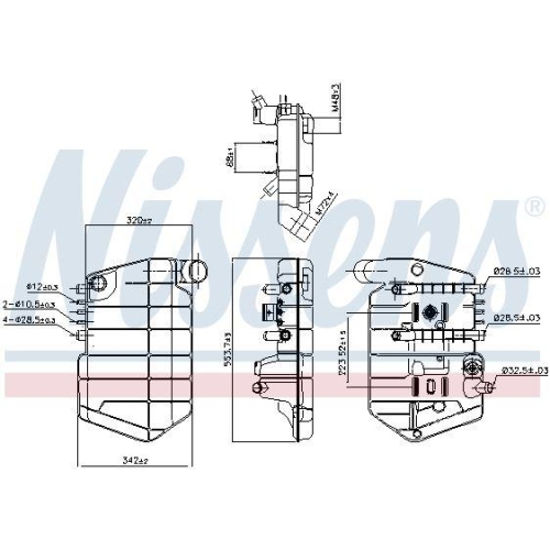 NISSENS Ausgleichsbeh&auml;lter, K&uuml;hlmittel ** FIRST FIT ** 996032