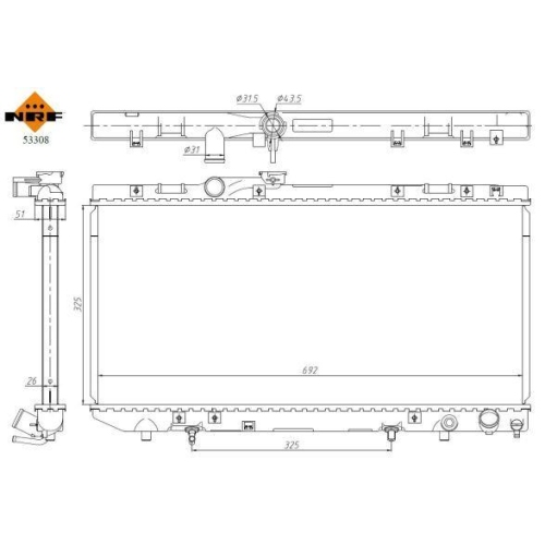 NRF K&uuml;hler, Motork&uuml;hlung 53308