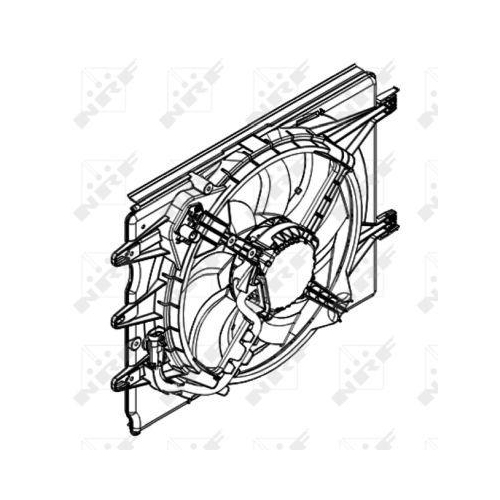NRF Lüfter, Motorkühlung 47595