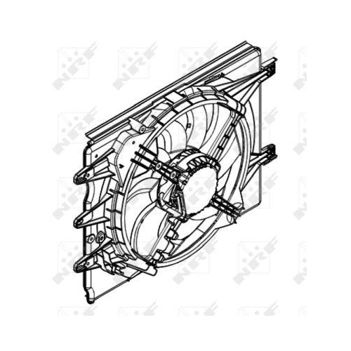 NRF Lüfter, Motorkühlung 47596