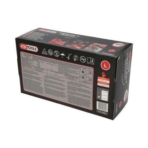 Handschuhe Nitril, L, 100er Pack KS TOOLS 310.0463