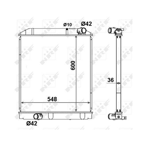 NRF Kühler, Antriebsbatterie 58442