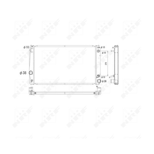 NRF Kühler, Motorkühlung 53590