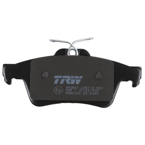 TRW Bremsbelagsatz, Scheibenbremse GDB2033