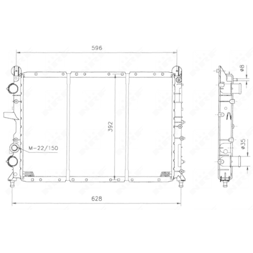 NRF K&uuml;hler, Motork&uuml;hlung 58123