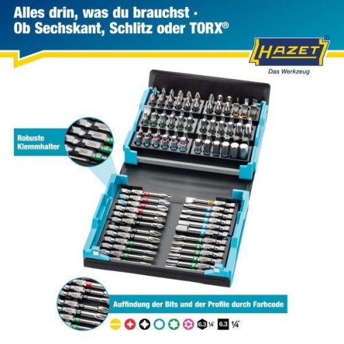 HAZET Set, Schraubendreher-Einsatz (Bits) 2200SC-3