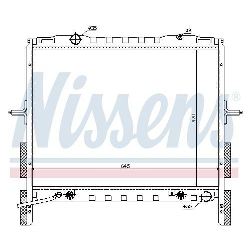 NISSENS K&uuml;hler, Motork&uuml;hlung 66657