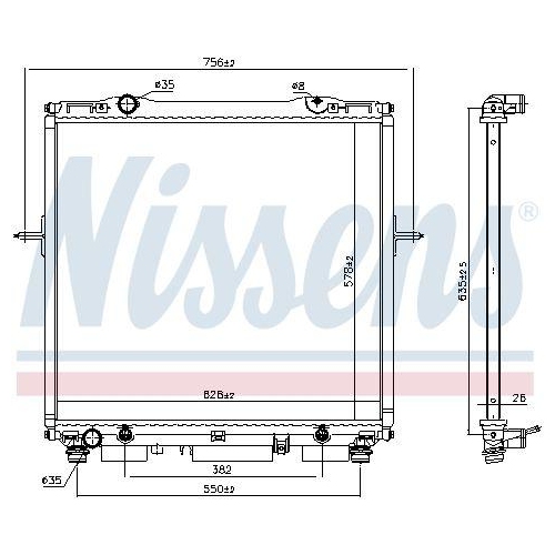 NISSENS K&uuml;hler, Motork&uuml;hlung 66659