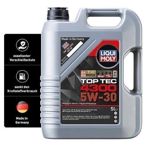 LIQUI MOLY Motor&ouml;l Top Tec 4300, 5W-30, 20-Liter - 3741 - ACEA C2