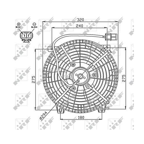 NRF L&uuml;fter, Motork&uuml;hlung 47752