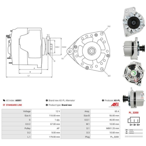 AS-PL Generator AS A0091