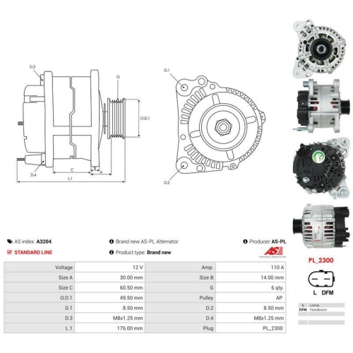 AS-PL Generator AS A3204