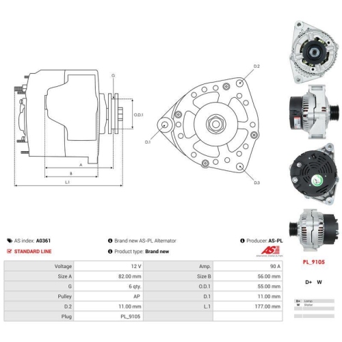 AS-PL Generator AS A0361
