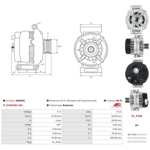 AS-PL Generator AS A0035(P)