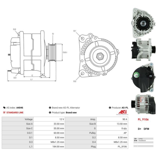 AS-PL Generator AS A4046
