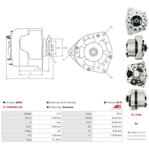 AS-PL Generator AS A0070