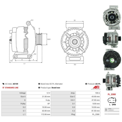 AS-PL Generator AS A0159