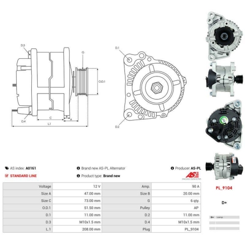 AS-PL Generator AS A0161