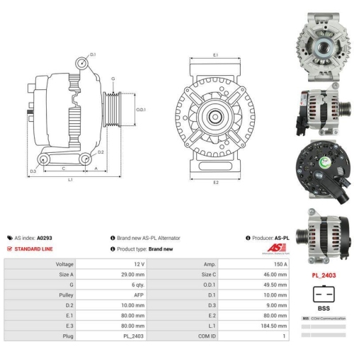 AS-PL Generator AS A0293