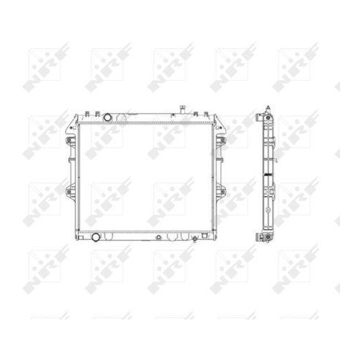 NRF Kühler, Motorkühlung 53541