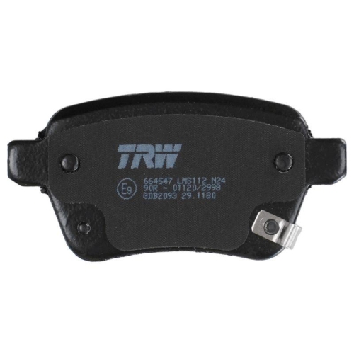 TRW Bremsbelagsatz, Scheibenbremse GDB2093
