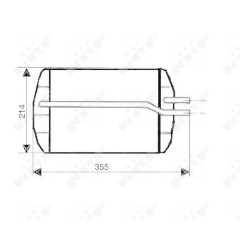 NRF W&auml;rmetauscher, Innenraumheizung 53633