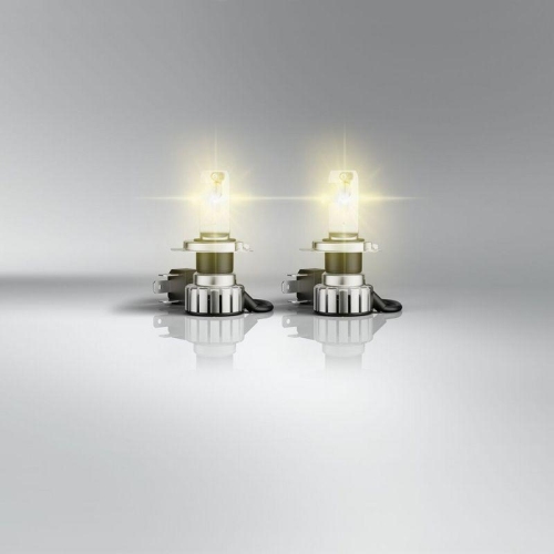 ams-OSRAM Gl&uuml;hlampe, Fernscheinwerfer NIGHT BREAKER LED VINTAGE H4 + R2 Adapter 64193DWNBVNT-2MB