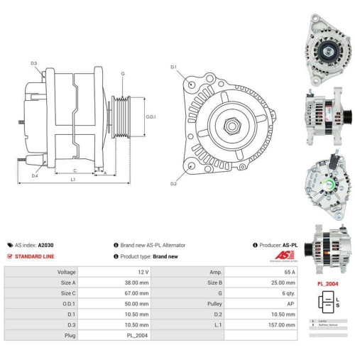 AS-PL Generator AS A2030