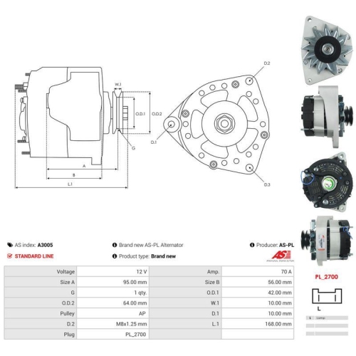 AS-PL Generator AS A3005