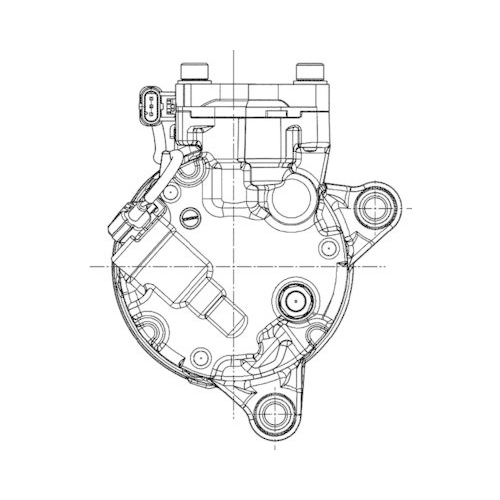 MAHLE Kompressor, Klimaanlage BEHR *** PREMIUM LINE *** ACP 600 000P