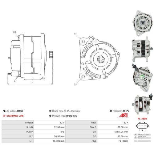 AS-PL Generator AS A5057