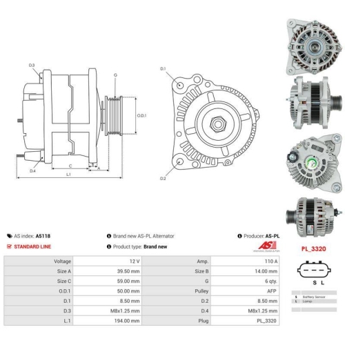 AS-PL Generator AS A5118