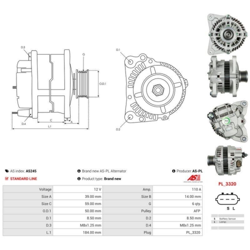 AS-PL Generator AS A5245