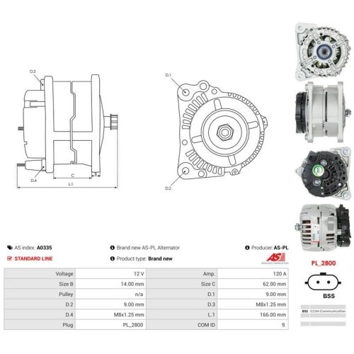 AS-PL Generator AS A0335