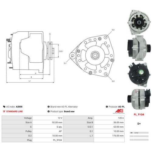 AS-PL Generator AS A3095