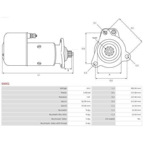 AS-PL Starter Brandneu AS-PL
