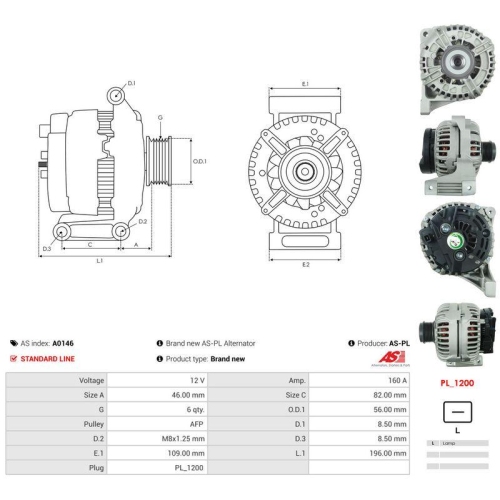 AS-PL Generator AS A0146