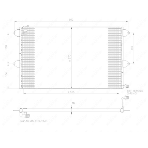 NRF Kondensator, Klimaanlage 35034