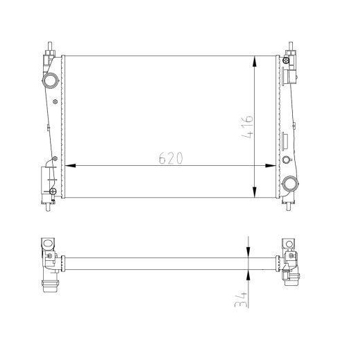 NRF K&uuml;hler, Motork&uuml;hlung Economy Class 54752A