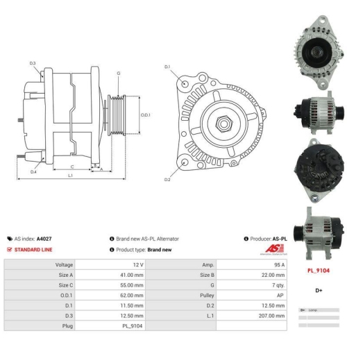 AS-PL Generator AS A4027