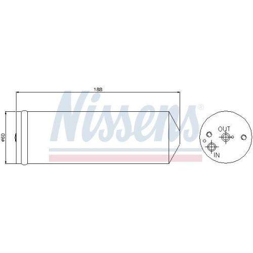 NISSENS Trockner, Klimaanlage 95065