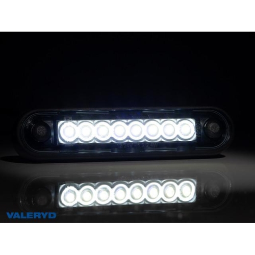 LED Positionsleuchte Valeryd Arctic Night 120,4x15,7mm wei&szlig; 12-36V150mm Kabel
