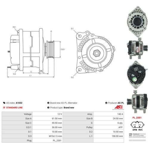 AS-PL Generator AS A1032