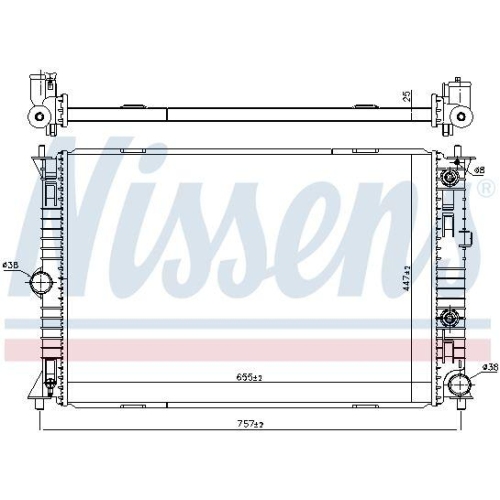 NISSENS K&uuml;hler, Motork&uuml;hlung 68541