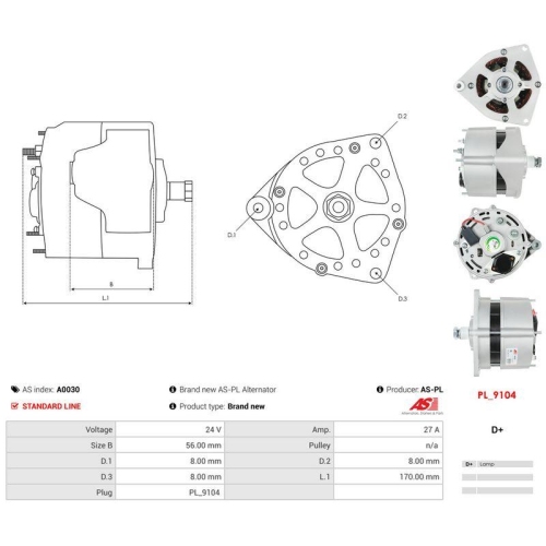 AS-PL Generator AS A0030