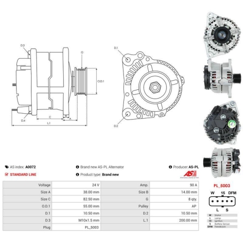 AS-PL Generator AS A0072