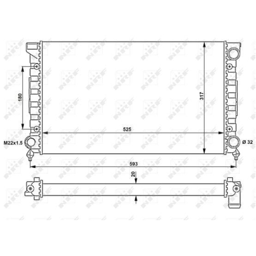 NRF K&uuml;hler, Motork&uuml;hlung 539501