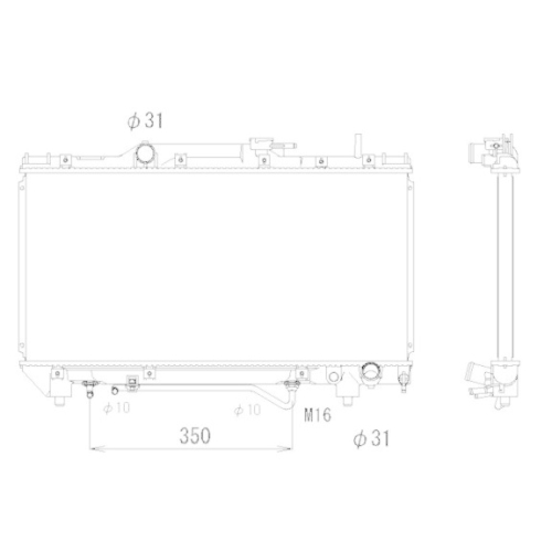NRF Kühler, Motorkühlung 503968